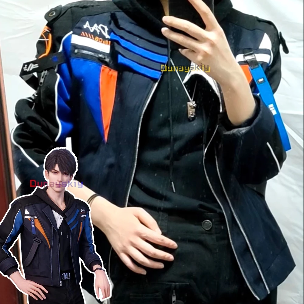 Love and Deepspace Caleb Cosplay Coat 코스프레 의상 S-2XL Men's Leather Jacket Anime Halloween Caleb 30CM Wig Clothes Role-play Suit
Love and Deepspace Caleb Cosplay Coat 코스프레 의상 S-2XL Men's Leather Jacket Anime Halloween Caleb 30CM Wig Clothes Role-play Suit