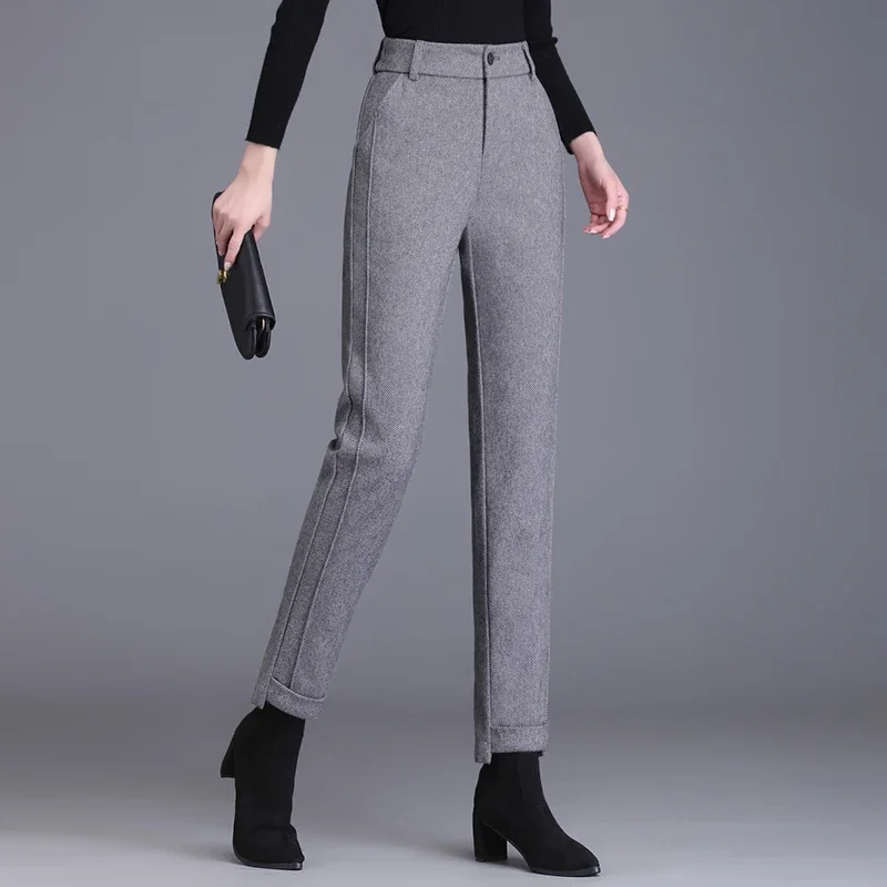 Ladies Slouchy Baggy Woolen Haren Pants Women Bottoms Pants Girls Fashion High Waist Radish Trousers Female Loose Clothes 6326
Ladies Slouchy Baggy Woolen Haren Pants Women Bottoms Pants Girls Fashion High Waist Radish Trousers Female Loose Clothes 6326