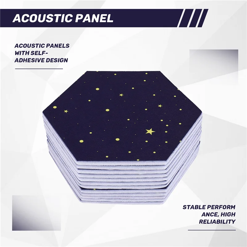 A69P-12 Pack Starry Sky Hexagon Acoustic Panels,Sound Proofing Padding,Sound Absorbing Panel For Studio Acoustic Treatment
A69P-12 Pack Starry Sky Hexagon Acoustic Panels,Sound Proofing Padding,Sound Absorbing Panel For Studio Acoustic Treatment