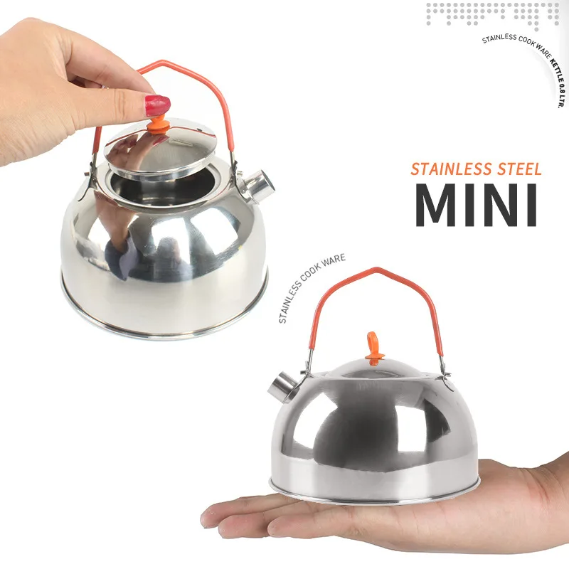 Outdoor 304 stainless steel kettle mini kettle camping picnic mountaineering fishing coffee pot portable teapot
Outdoor 304 stainless steel kettle mini kettle camping picnic mountaineering fishing coffee pot portable teapot