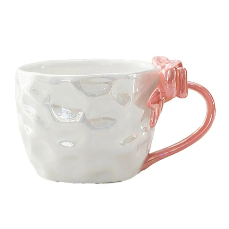 AAAF Colorful Pearlescent Glaze Bow-Knot Water Cup High-Value Female Couple Cup Mug Pink
AAAF Colorful Pearlescent Glaze Bow-Knot Water Cup High-Value Female Couple Cup Mug Pink