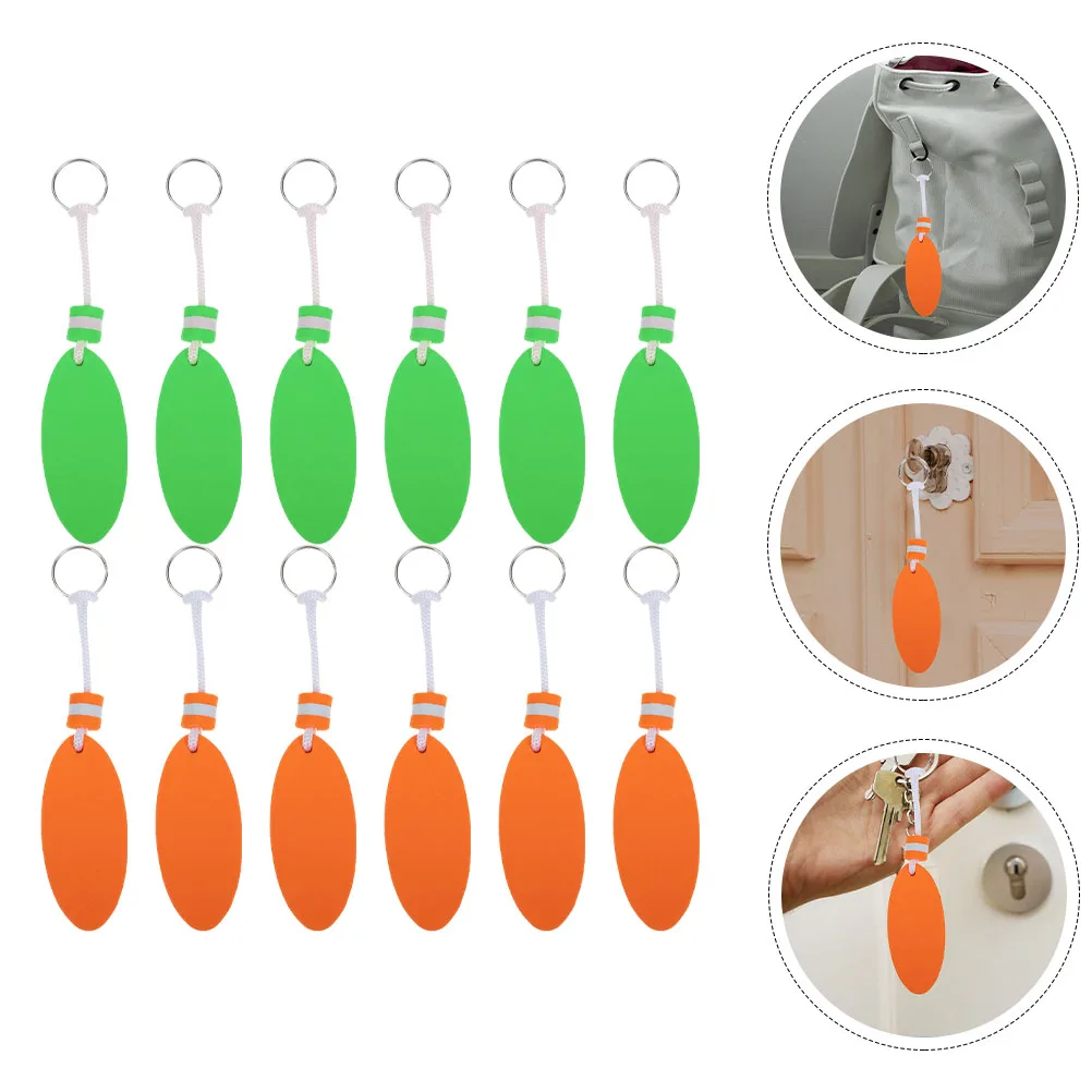 12pcs Key Chain EVA Floating Water Foam Green Orange Compact Sports Fishing Sailing Surfing Outdoor Floating Keychains Boat Keys
12pcs Key Chain EVA Floating Water Foam Green Orange Compact Sports Fishing Sailing Surfing Outdoor Floating Keychains Boat Keys