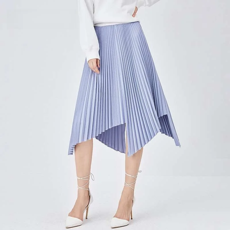 Jiazehua High Waist Slimming Pleated Skirt Women's Mid-length Commute Sle PVC Fabric Ciwalk Batwing pe Spring
Jiazehua High Waist Slimming Pleated Skirt Women's Mid-length Commute Sle PVC Fabric Ciwalk Batwing pe Spring