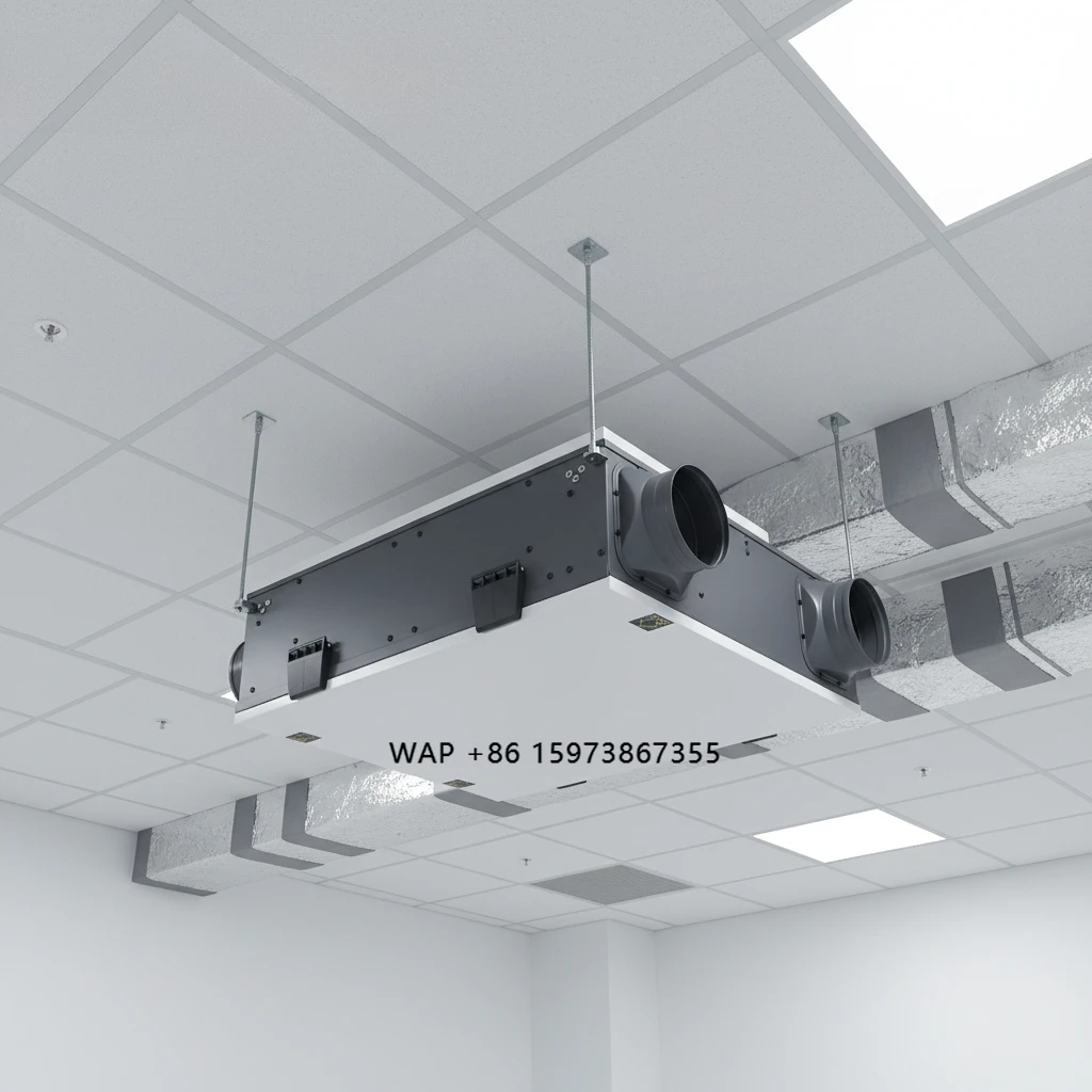Energy Recovery Ventilation System (ERV) with Heat Recovery & Energy Saving for Hotel Use and Graphic Design Integration
Energy Recovery Ventilation System (ERV) with Heat Recovery & Energy Saving for Hotel Use and Graphic Design Integration