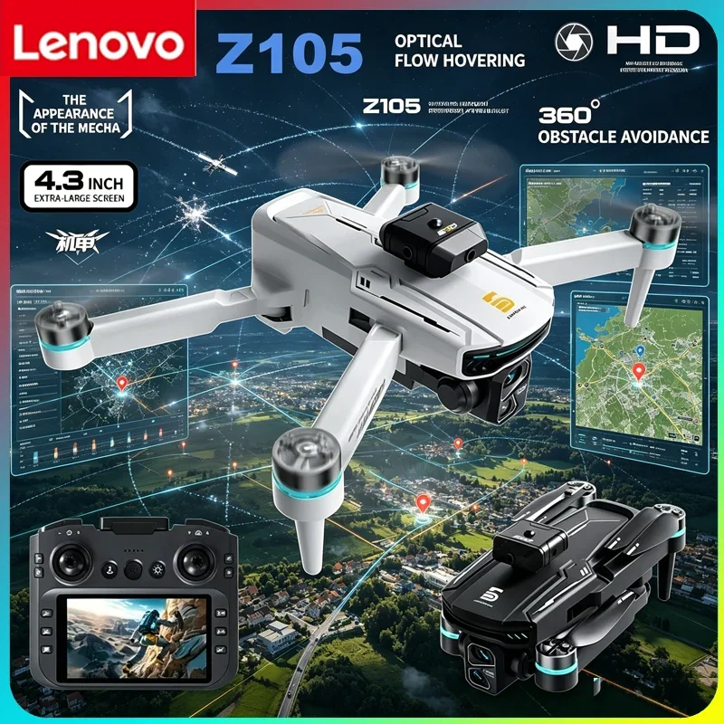 Lenovo Z105 Quadcopter Optical Flow Positioning Dual Lens Camera Foldable RC Drone For HD Aerial Shooting
Lenovo Z105 Quadcopter Optical Flow Positioning Dual Lens Camera Foldable RC Drone For HD Aerial Shooting