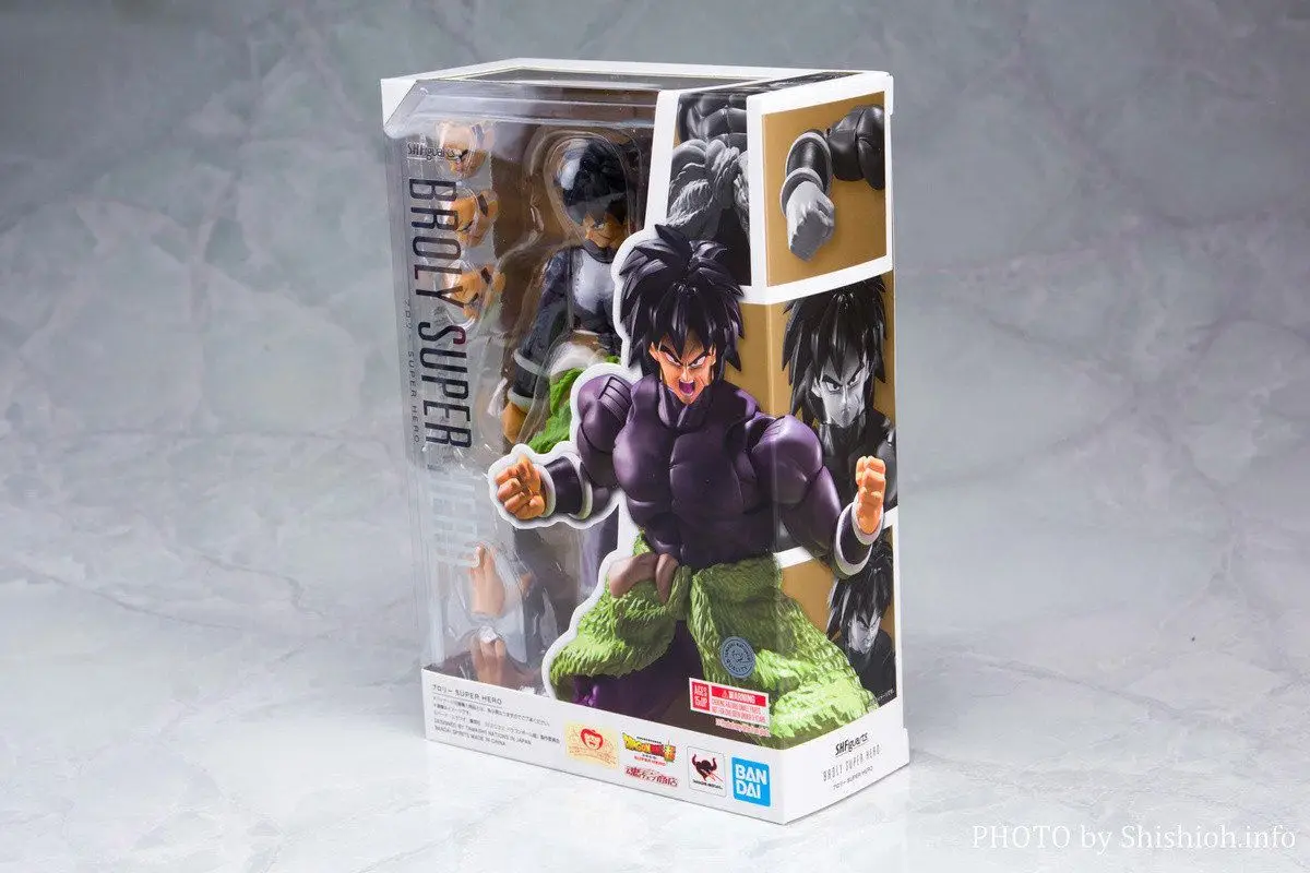 Bandai SHF Broly Black Hair Dragon Ball Super Movable Model Figure
Bandai SHF Broly Black Hair Dragon Ball Super Movable Model Figure