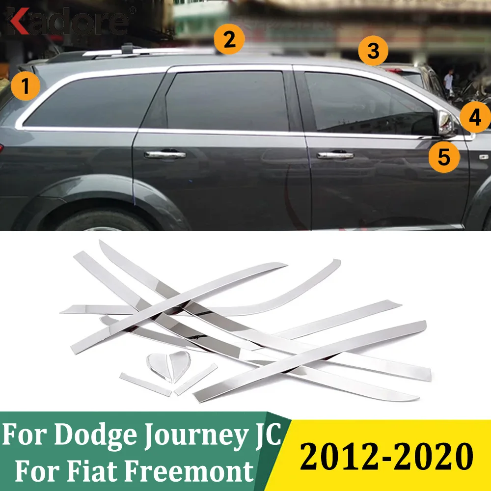 For Dodge Journey Jcuv & Fiat Freemont 7 Seat 2012-2020 Stainless Steel Window Molding Cover Trim Garnish Guard Car Accessories
For Dodge Journey Jcuv & Fiat Freemont 7 Seat 2012-2020 Stainless Steel Window Molding Cover Trim Garnish Guard Car Accessories