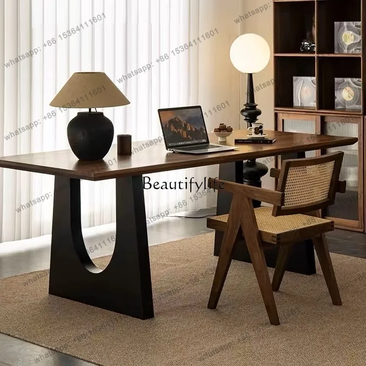 jj4 Nordic Retro Solid Wood Dining Table Italian Minimalist Long Wabi-Sabi Style Conference Table
jj4 Nordic Retro Solid Wood Dining Table Italian Minimalist Long Wabi-Sabi Style Conference Table