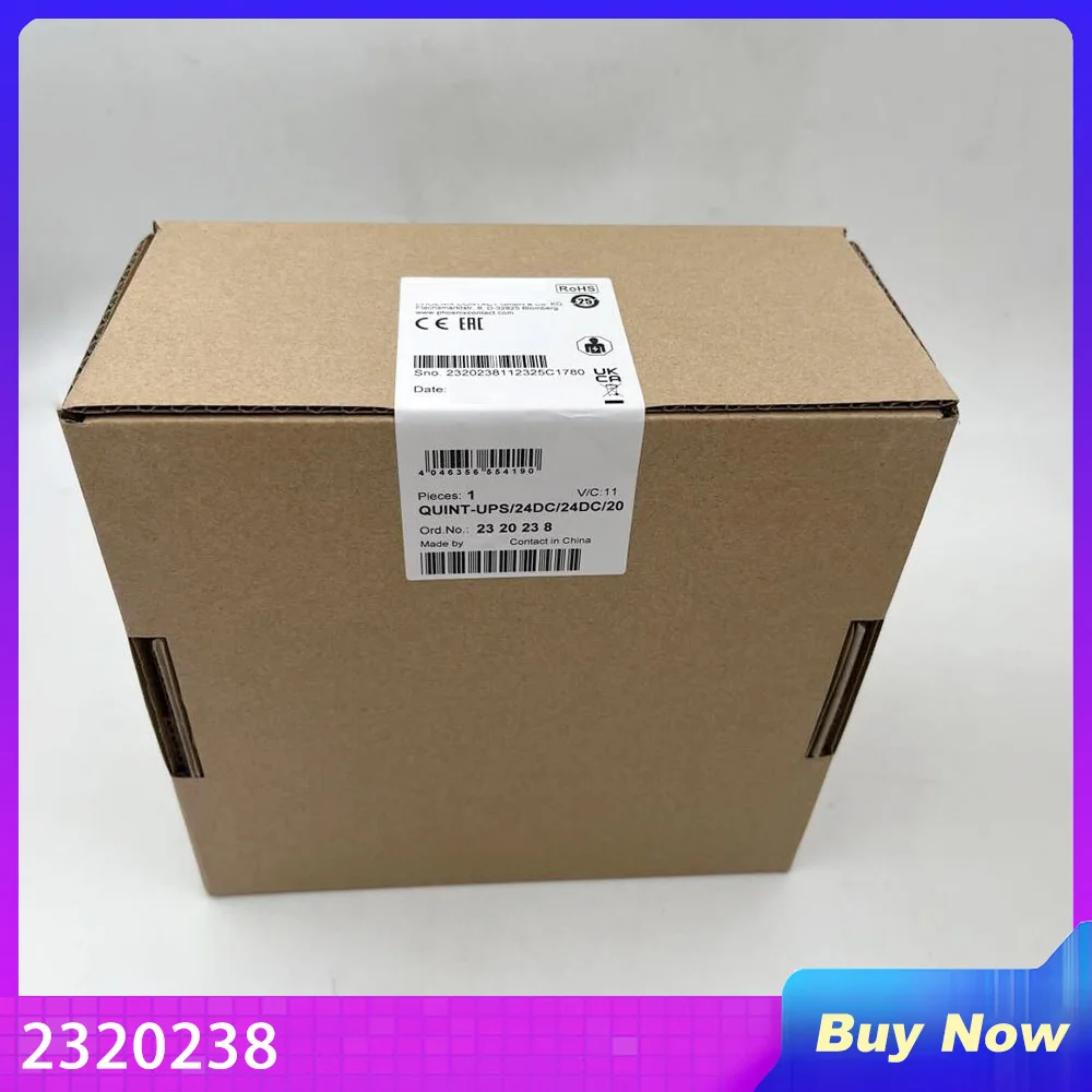 For Phoenix UPS 24VDC/20A Uninterruptible Power Supply QUINT-UPS/24DC/24DC/20 QUINT DC-UPS 2320238
For Phoenix UPS 24VDC/20A Uninterruptible Power Supply QUINT-UPS/24DC/24DC/20 QUINT DC-UPS 2320238