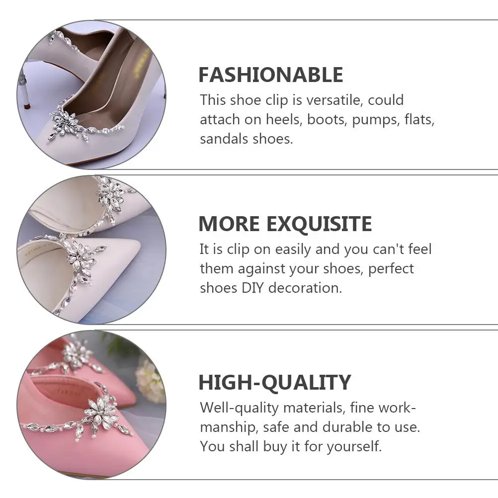 Shoe Buckle Rhinestone Clip Embellishments Bridal Silver Detachable Jewelry Women Shoes DIY European Bride Buckle Wedding Shiny
Shoe Buckle Rhinestone Clip Embellishments Bridal Silver Detachable Jewelry Women Shoes DIY European Bride Buckle Wedding Shiny
