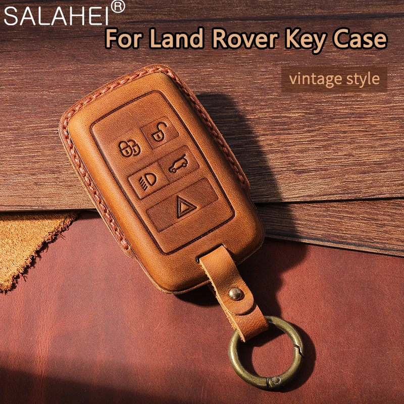 Leather New Car Key Case Holder Full Cover Protector Keychain For Land Rover Range Rover Discovery 5 Sport 2018 2019 Accessories
Leather New Car Key Case Holder Full Cover Protector Keychain For Land Rover Range Rover Discovery 5 Sport 2018 2019 Accessories