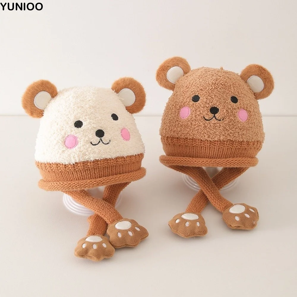 Lovely Cartoon Baby Plush Hat Pig Bear Knitted Hat Keep Warm Windproof Ear Protection Hat Outdoor
Lovely Cartoon Baby Plush Hat Pig Bear Knitted Hat Keep Warm Windproof Ear Protection Hat Outdoor