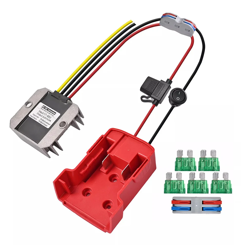 Power Wheels Adapter for Milwaukee/Dewalt/Makita18V 20V with Connector for Peg-Perego 12 AWG Wire with Fuse Holder, Durable
Power Wheels Adapter for Milwaukee/Dewalt/Makita18V 20V with Connector for Peg-Perego 12 AWG Wire with Fuse Holder, Durable