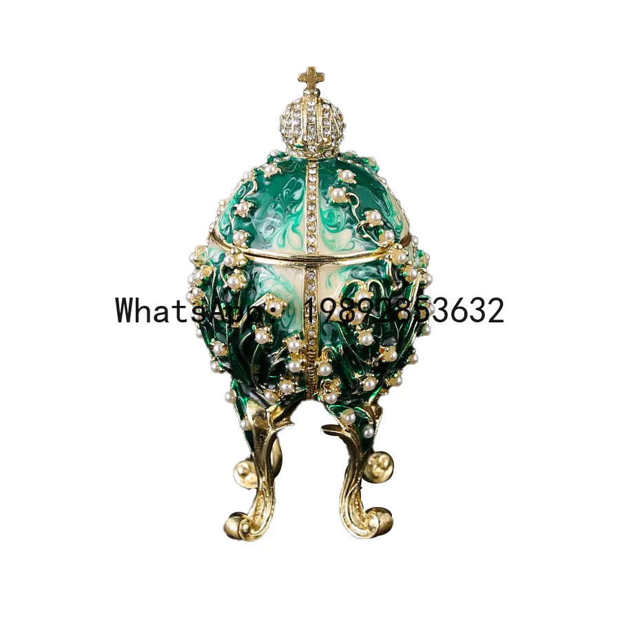 Шкатулка для украшений PYJ Castle Diamond Egg, эмалированная шкатулка-яйцо, ретро-декор, эмалированный орнамент
Шкатулка для украшений PYJ Castle Diamond Egg, эмалированная шкатулка-яйцо, ретро-декор, эмалированный орнамент