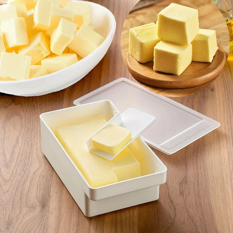 Butter & Cheese Storage Box with Cutter - Airtight Container for Freshness, Space-saving Design, Easy to Clean
Butter & Cheese Storage Box with Cutter - Airtight Container for Freshness, Space-saving Design, Easy to Clean