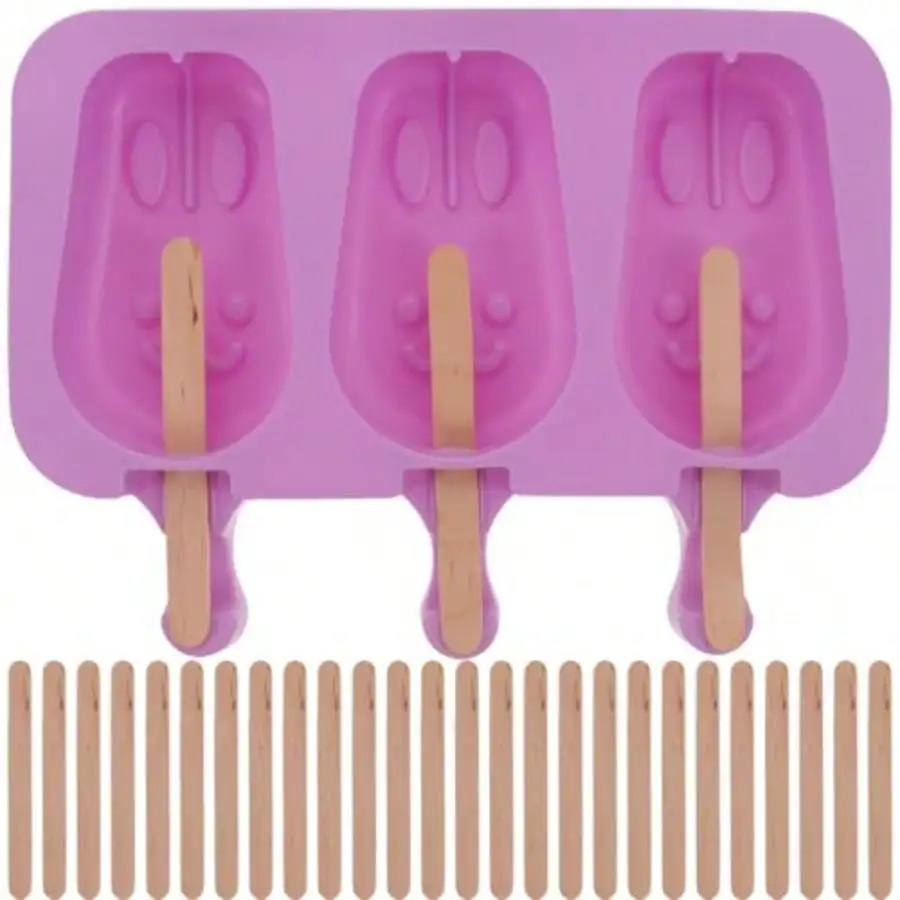 3Pcs Bun S Silicone Mol Wit Lid And Wood Sticks 3D Big Silicone Ice Cream Cakesicle Bar Mold Soap Cocte Candy Ing Bar DIY Omemade
3Pcs Bun S Silicone Mol Wit Lid And Wood Sticks 3D Big Silicone Ice Cream Cakesicle Bar Mold Soap Cocte Candy Ing Bar DIY Omemade