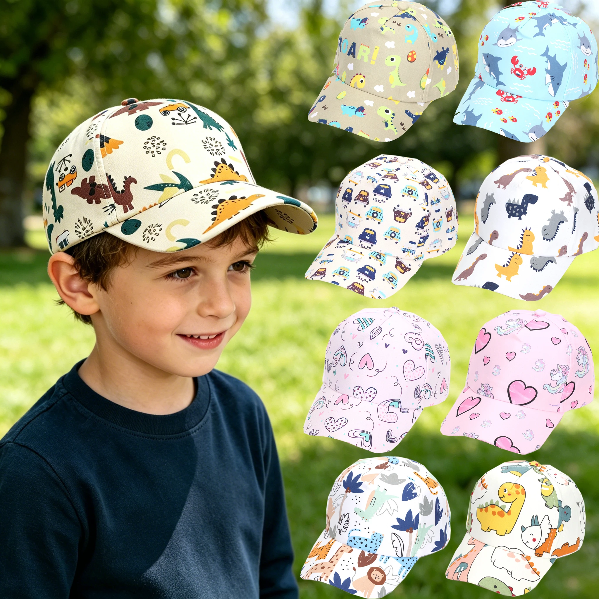 Kid Baseball Cap 2-6 Years Breathable Cartoon Animal Visor Hat Boy Girl Sunshade Adjustable Outdoor Travel Hiking Beach Sun Hat
Kid Baseball Cap 2-6 Years Breathable Cartoon Animal Visor Hat Boy Girl Sunshade Adjustable Outdoor Travel Hiking Beach Sun Hat