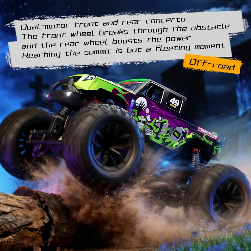 Cool Stuff Funny Gift-Full-scale High-speed 4WD Rc Truck,Remote Control Car,Climbing Off-road Rc Car,Monster Truck,Toys for Boys
Cool Stuff Funny Gift-Full-scale High-speed 4WD Rc Truck,Remote Control Car,Climbing Off-road Rc Car,Monster Truck,Toys for Boys