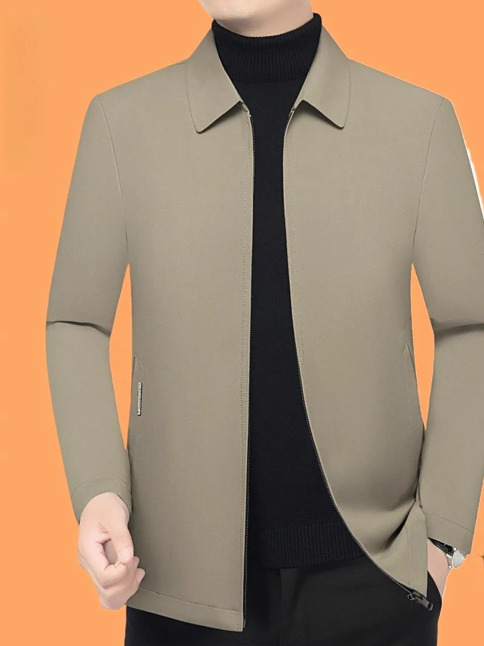 Thiened Cotton Casual Collar Men's Jaet Luxury Lightweight Autumn Busin Sle Dad Clothes Outerwear for Middle-Aged Men
Thiened Cotton Casual Collar Men's Jaet Luxury Lightweight Autumn Busin Sle Dad Clothes Outerwear for Middle-Aged Men