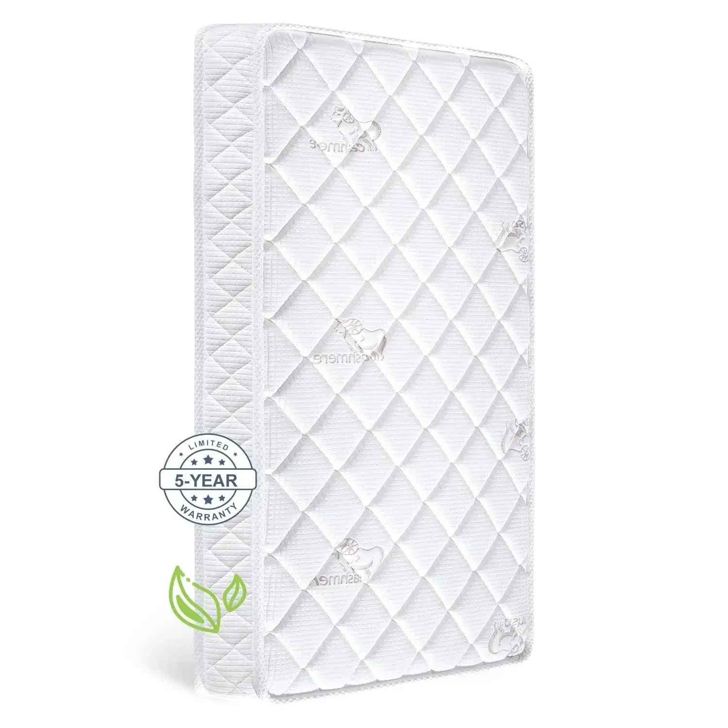 Premium Crib & Toddler Mattress,100% Knitted Fabric, Premium Fleece Surface-Hypoallergenic, 5" Thick Firm Soft Crib Mattress
Premium Crib & Toddler Mattress,100% Knitted Fabric, Premium Fleece Surface-Hypoallergenic, 5" Thick Firm Soft Crib Mattress