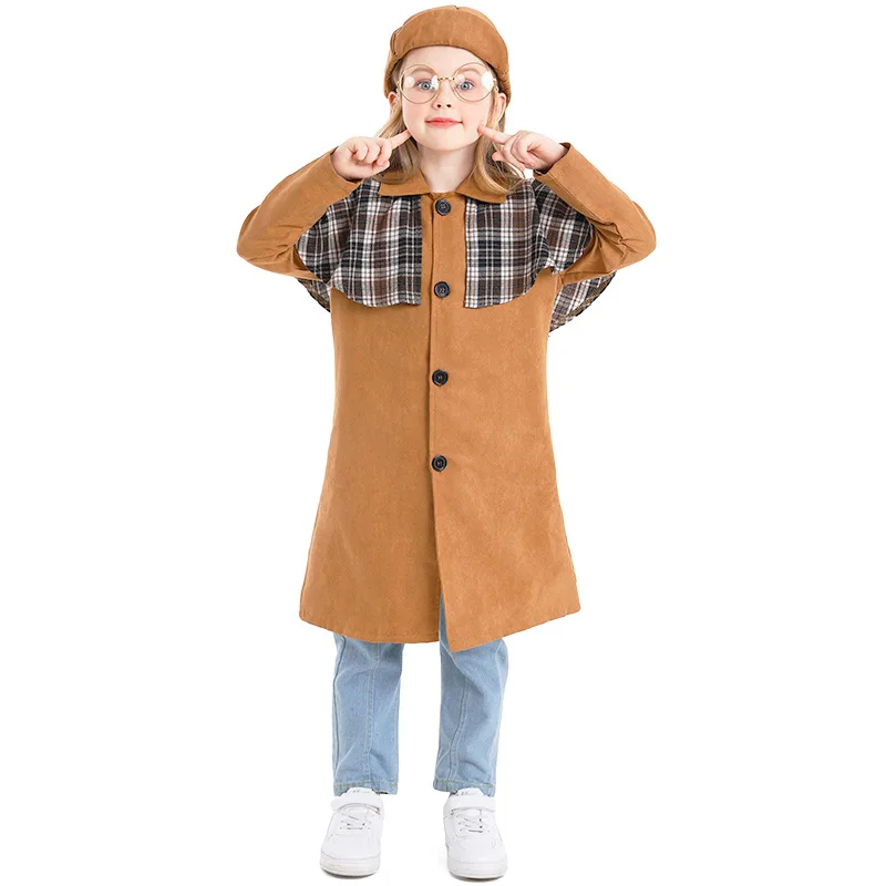 Unisex Kid British Style Detective Costume Book Week Playsuit Cosplay Fancy Party Dress Carnival Halloween
Unisex Kid British Style Detective Costume Book Week Playsuit Cosplay Fancy Party Dress Carnival Halloween
