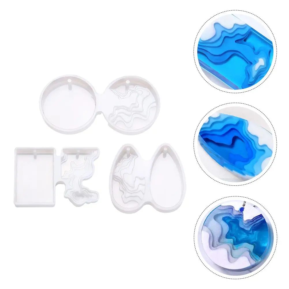 3 Pcs Silicone Mold for DIY Jewelry Making Creative Crystal Epoxy Mould Pendant Island Non Stick Easy Clean Recyclable Gifts
3 Pcs Silicone Mold for DIY Jewelry Making Creative Crystal Epoxy Mould Pendant Island Non Stick Easy Clean Recyclable Gifts