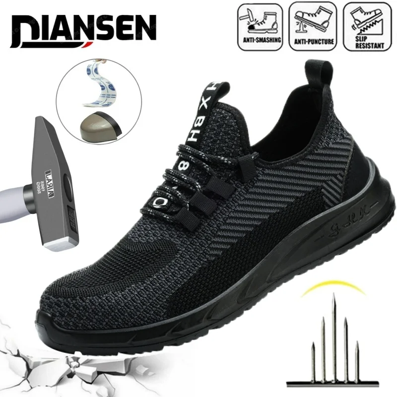 Lightweght Men Work Safety Shoes Anti-puncture Protective Shoes Men Outside Work Shoes Men Breathable Safety Sneakers
Lightweght Men Work Safety Shoes Anti-puncture Protective Shoes Men Outside Work Shoes Men Breathable Safety Sneakers