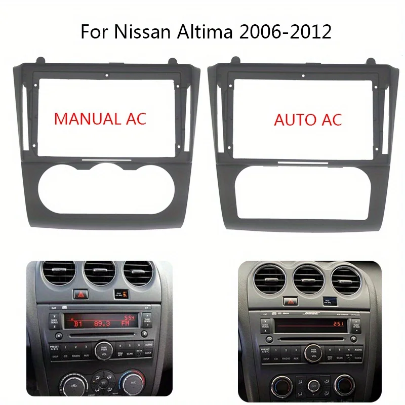 For Nissan Altima 2006-2012 9" 2 Din Head Unit Car Radio Fascia Auto Stereo Audio Player Panel Dash Kit Frame Bezel Stereo Frame
For Nissan Altima 2006-2012 9" 2 Din Head Unit Car Radio Fascia Auto Stereo Audio Player Panel Dash Kit Frame Bezel Stereo Frame