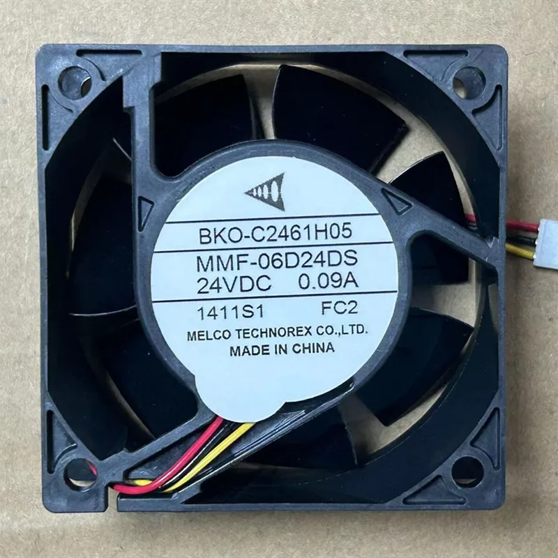 6cm fan MMF-06D24DS-FC2 BKO-C2461H05 Inverter cooling fan 24V 0.09A 60*60*25 6025 fan
6cm fan MMF-06D24DS-FC2 BKO-C2461H05 Inverter cooling fan 24V 0.09A 60*60*25 6025 fan