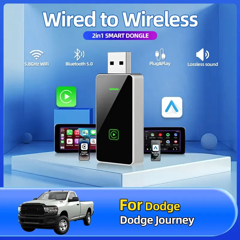 1pcs 2025 New Car Styling 2in1 Wireless Car Play Auto Adapter USB Smart Mini Box Plug And Play Car Accessories For Dodge Journey
1pcs 2025 New Car Styling 2in1 Wireless Car Play Auto Adapter USB Smart Mini Box Plug And Play Car Accessories For Dodge Journey