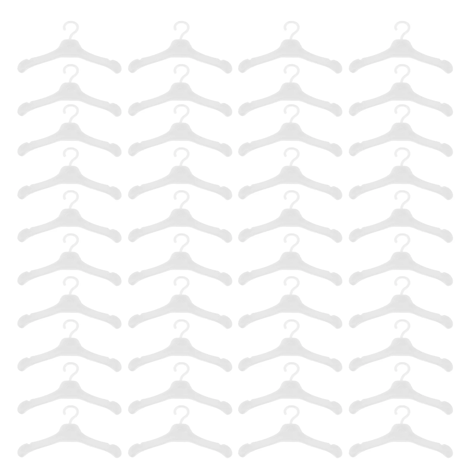 50pcs Miniature Clothes Hangers Plastic Dollhouse Accessories Smooth Edge Design For Toy Closet Storage Display
50pcs Miniature Clothes Hangers Plastic Dollhouse Accessories Smooth Edge Design For Toy Closet Storage Display
