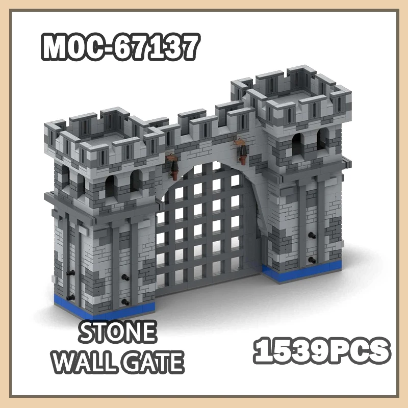 MOC-67137 каменные настенные ворота, модульный строительный блок, сборная модель средневекового замка, атмосферные частицы, сделай сам, креативные подарки, 1539 шт.
MOC-67137 каменные настенные ворота, модульный строительный блок, сборная модель средневекового замка, атмосферные частицы, сделай сам, креативные подарки, 1539 шт.