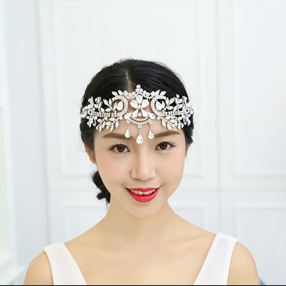 European and American rhinestone headpieces, gold and silver bridal hair accessories, wedding dresses, formal attire, hair acces
European and American rhinestone headpieces, gold and silver bridal hair accessories, wedding dresses, formal attire, hair acces