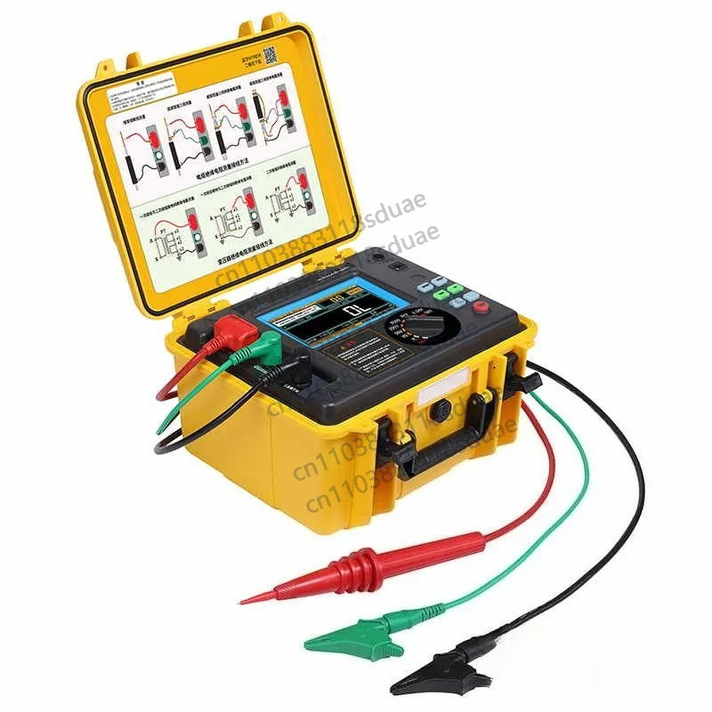 ETCR3500 / 3500B High Voltage Insulation Resistance Tester Digital Earth Resistance Multimeter Range 5KV/10KV 2TΩ/5TΩ
ETCR3500 / 3500B High Voltage Insulation Resistance Tester Digital Earth Resistance Multimeter Range 5KV/10KV 2TΩ/5TΩ