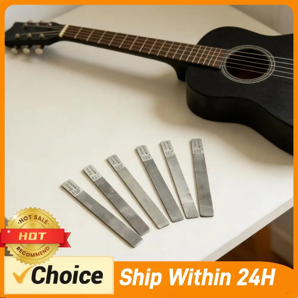 6Pcs Fret Crowning Files Wear Resist Slot Luthier Repair Tool Alloy Pillow File for Electric Acoustic Guitars & Bass Care
6Pcs Fret Crowning Files Wear Resist Slot Luthier Repair Tool Alloy Pillow File for Electric Acoustic Guitars & Bass Care