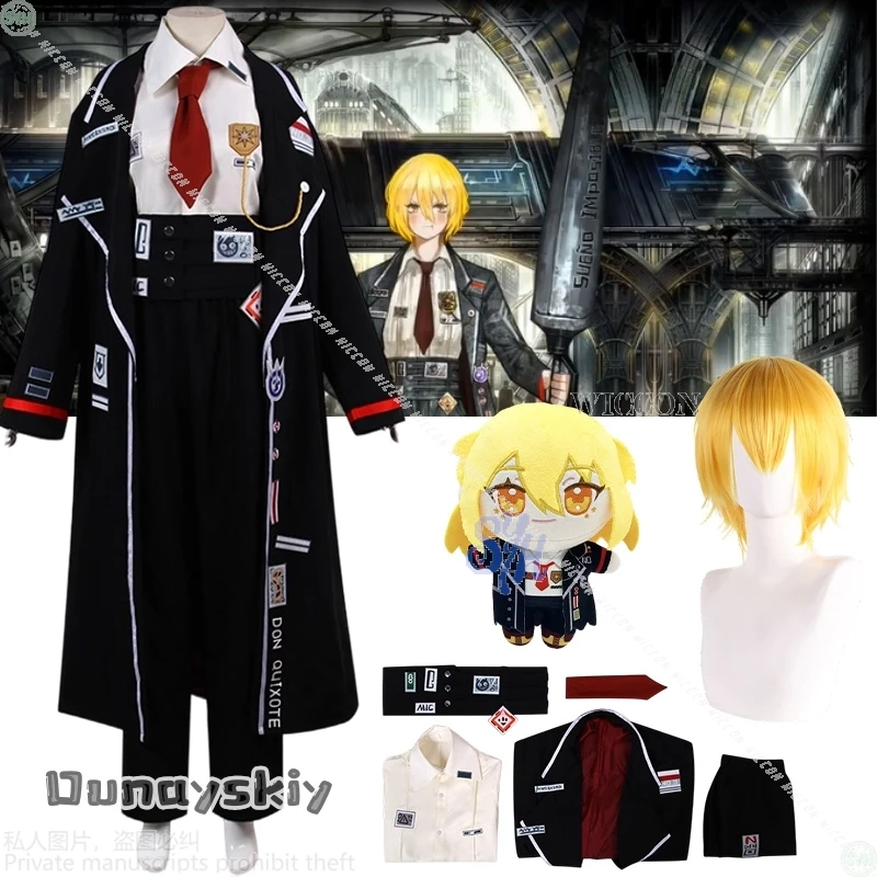 Anime Game Limbus Company Cosplay DonQuixote Costume{Dunayskiy}Punk Handsome JK DK Uniform Yellow Short Wigs Tie Pants Halloween
Anime Game Limbus Company Cosplay DonQuixote Costume{Dunayskiy}Punk Handsome JK DK Uniform Yellow Short Wigs Tie Pants Halloween