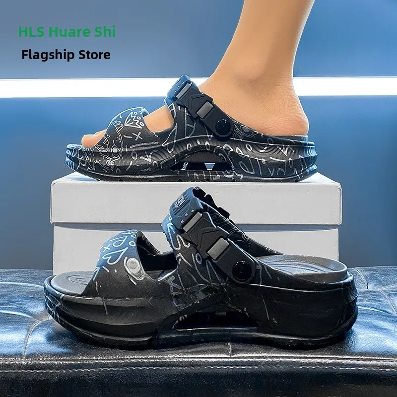Men's Summer Thick Bottom Sandals Anti-Slip Outdoor Driving Sports Beach Slippers Breathable Slip-On EVA Insole Rubber Outsole
Men's Summer Thick Bottom Sandals Anti-Slip Outdoor Driving Sports Beach Slippers Breathable Slip-On EVA Insole Rubber Outsole