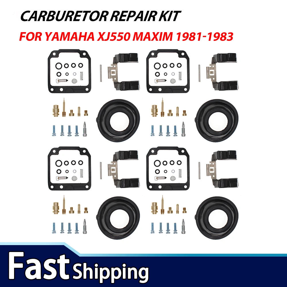 4Sets For YAMAHA XJ550 MAXIM 1981-1983 Carb Diaphragm Carburetor Rebuild Repair Kit
4Sets For YAMAHA XJ550 MAXIM 1981-1983 Carb Diaphragm Carburetor Rebuild Repair Kit