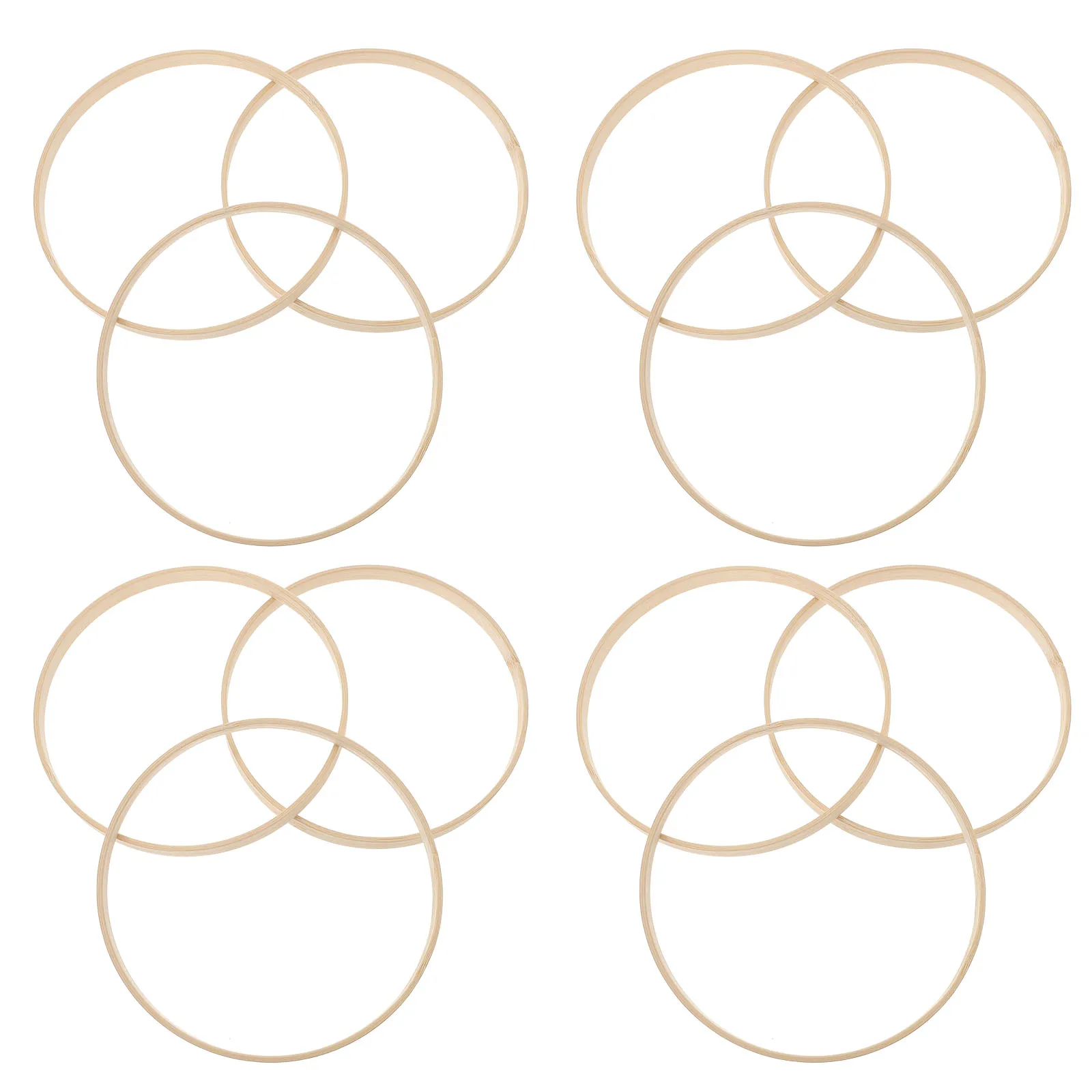 12pcs Bamboo Circle Accessories Smooth Craft Material Dream Catcher Hoops Decor Windchime Wreath Mandalas
12pcs Bamboo Circle Accessories Smooth Craft Material Dream Catcher Hoops Decor Windchime Wreath Mandalas