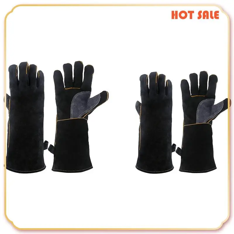 ABFA 2Pair Extreme Heat & Fire Resistant Gloves Leather With Stitching,Mitts Perfect Black 16 Inches & 14 Inches
ABFA 2Pair Extreme Heat & Fire Resistant Gloves Leather With Stitching,Mitts Perfect Black 16 Inches & 14 Inches