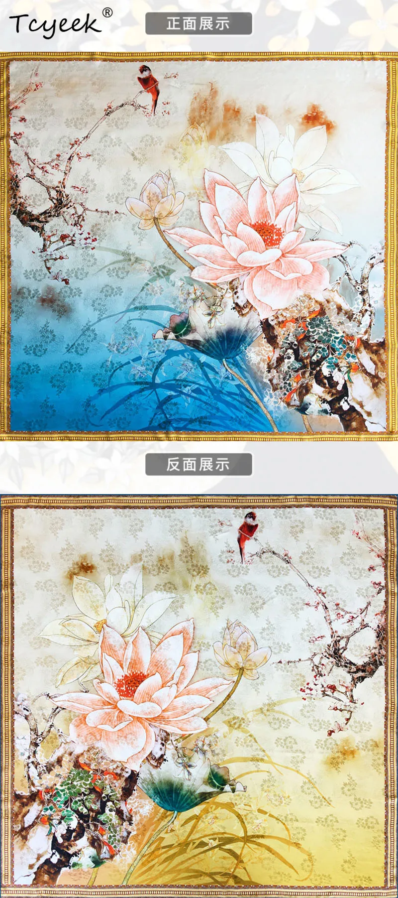 Tcyeek, 19MM 100%Pure Slik Elegant Kerchief, 106cm Floral Printing, Mom Gift OL Retro Scarf, 2024 Summer Autumn New A465143QM
Tcyeek, 19MM 100%Pure Slik Elegant Kerchief, 106cm Floral Printing, Mom Gift OL Retro Scarf, 2024 Summer Autumn New A465143QM