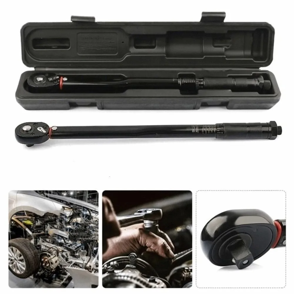 Двусторонний регулируемый динамометрический ключ 1/2, 3/8, 1/4 дюйма, 5-25 Нм, 19-110 Нм, 40-210 Нм, из хромованадиевой стали, повышенной прочности и долговечности
Двусторонний регулируемый динамометрический ключ 1/2, 3/8, 1/4 дюйма, 5-25 Нм, 19-110 Нм, 40-210 Нм, из хромованадиевой стали, повышенной прочности и долговечности