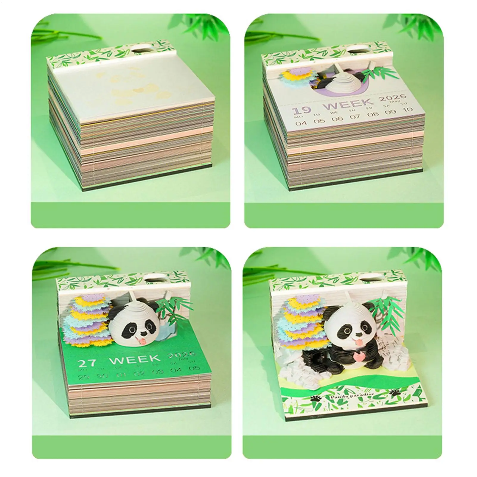 Time Piece Calendar 2026 Panda Design Notepad Cute Paper Sculpture Calendar For School Classroom Home Teacher Commute Christmas
Time Piece Calendar 2026 Panda Design Notepad Cute Paper Sculpture Calendar For School Classroom Home Teacher Commute Christmas