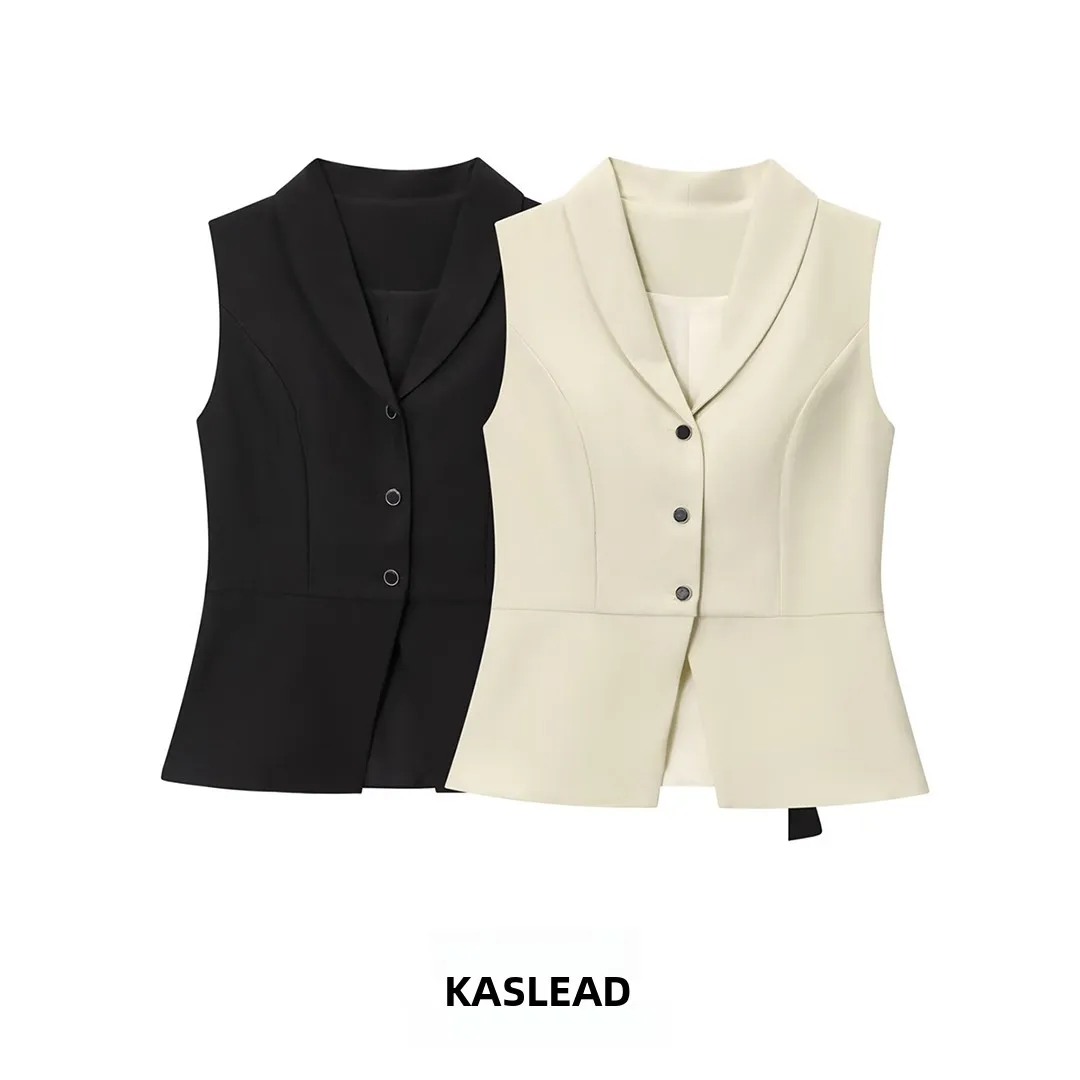 KASLEAD жилет с воротником-стойкой на талии для похудения, новый Sle, женская модная уличная одежда в стиле ретро с одной пуговицей
KASLEAD жилет с воротником-стойкой на талии для похудения, новый Sle, женская модная уличная одежда в стиле ретро с одной пуговицей
