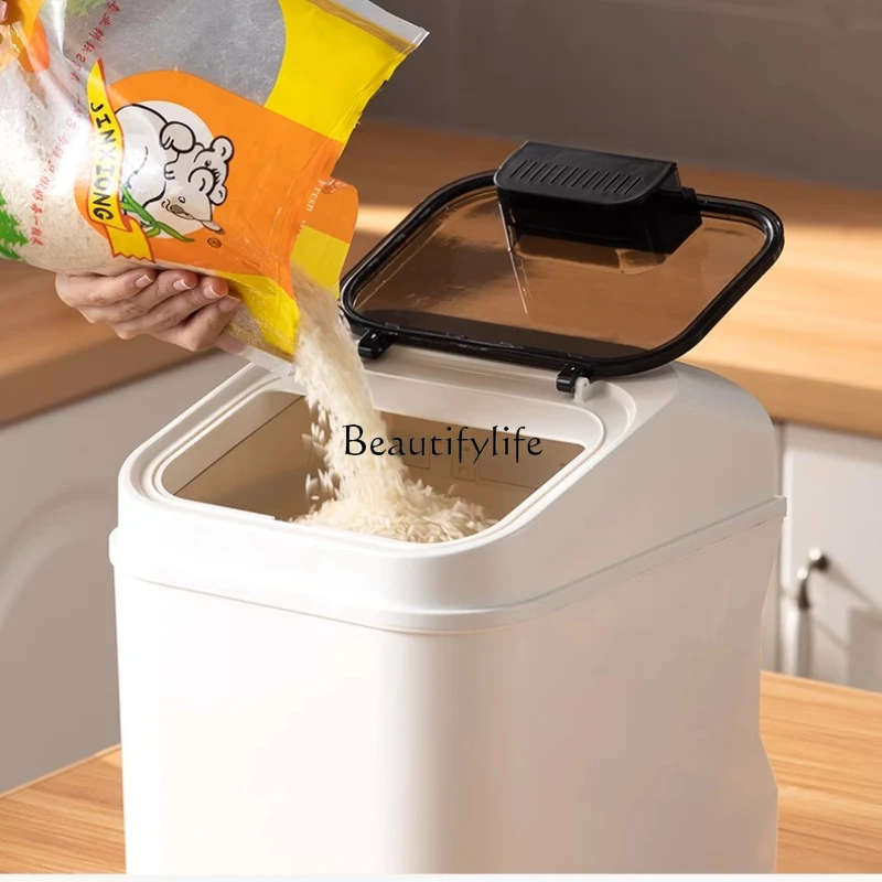 *Rice bucket Household insect-proof moisture-proof sealed food-grade rice box Rice tank
*Rice bucket Household insect-proof moisture-proof sealed food-grade rice box Rice tank