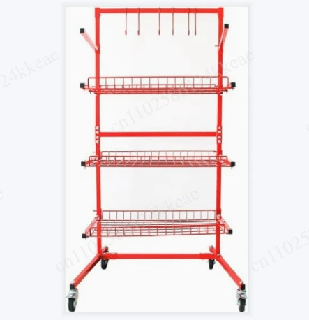 Heavy-Duty Metal Storage Cart - Mobile Tool Shelf for Auto Parts with Adjustable Shelves & Wheels, Workshop Organizer
Heavy-Duty Metal Storage Cart - Mobile Tool Shelf for Auto Parts with Adjustable Shelves & Wheels, Workshop Organizer