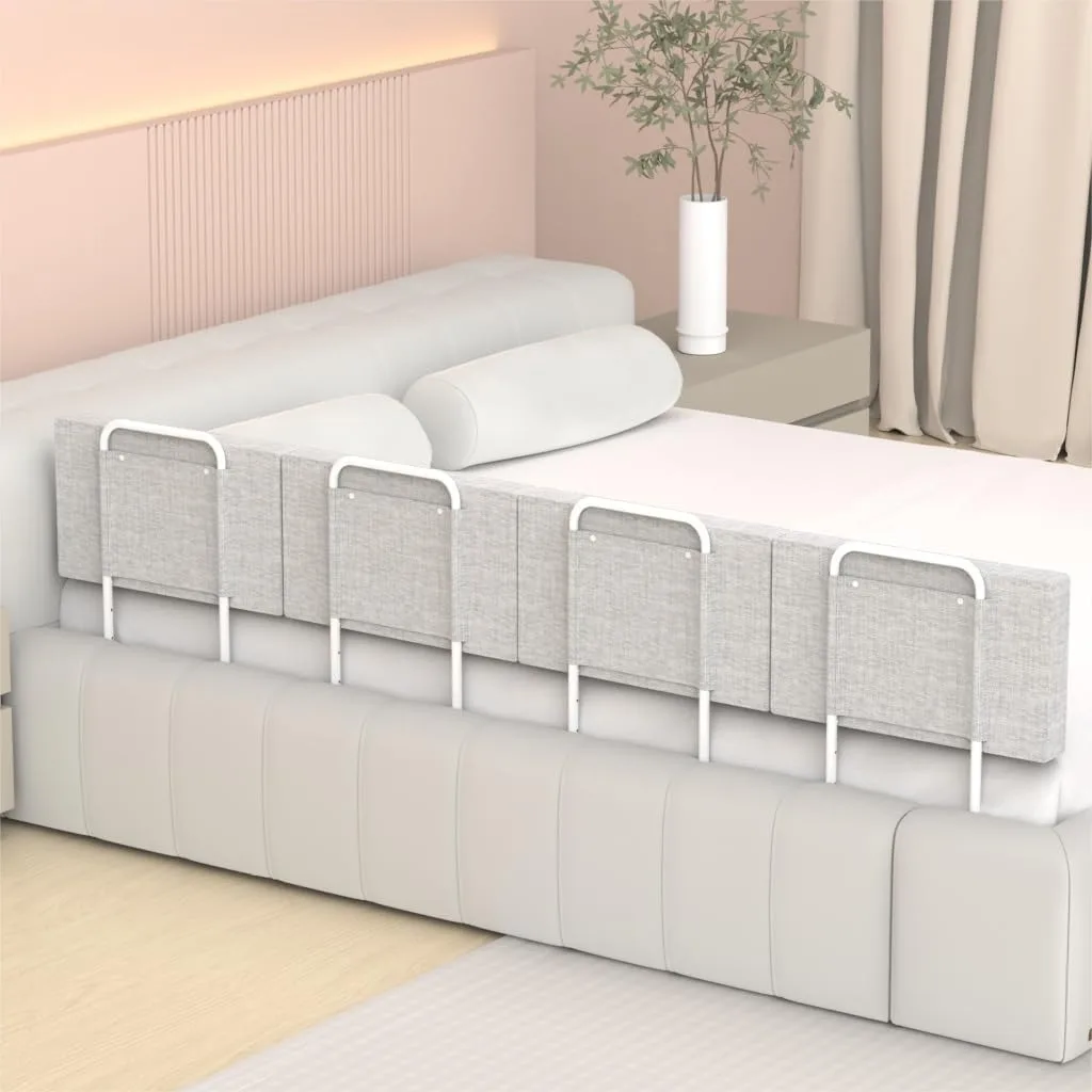 Bed Rail for Toddlers, 78.7 Inch Safety Bed Rails for Queen King Full Twin Bunk Beds to Prevent Falls, with Easy Installation
Bed Rail for Toddlers, 78.7 Inch Safety Bed Rails for Queen King Full Twin Bunk Beds to Prevent Falls, with Easy Installation