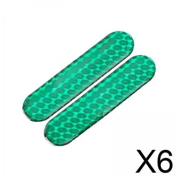 6x2 Pieces Car Reflective Sticker Auto Reflector Stickers for Pickup Green
6x2 Pieces Car Reflective Sticker Auto Reflector Stickers for Pickup Green