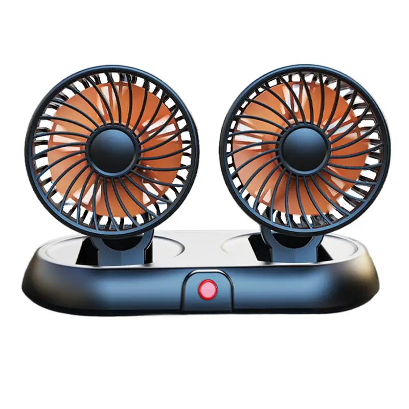 Portable Car Fan Auto Double Head Cooler For Dashboard Electric 3-Speed Double Head Low Noise Strong Dashboard Cooling Fans 
Portable Car Fan Auto Double Head Cooler For Dashboard Electric 3-Speed Double Head Low Noise Strong Dashboard Cooling Fans