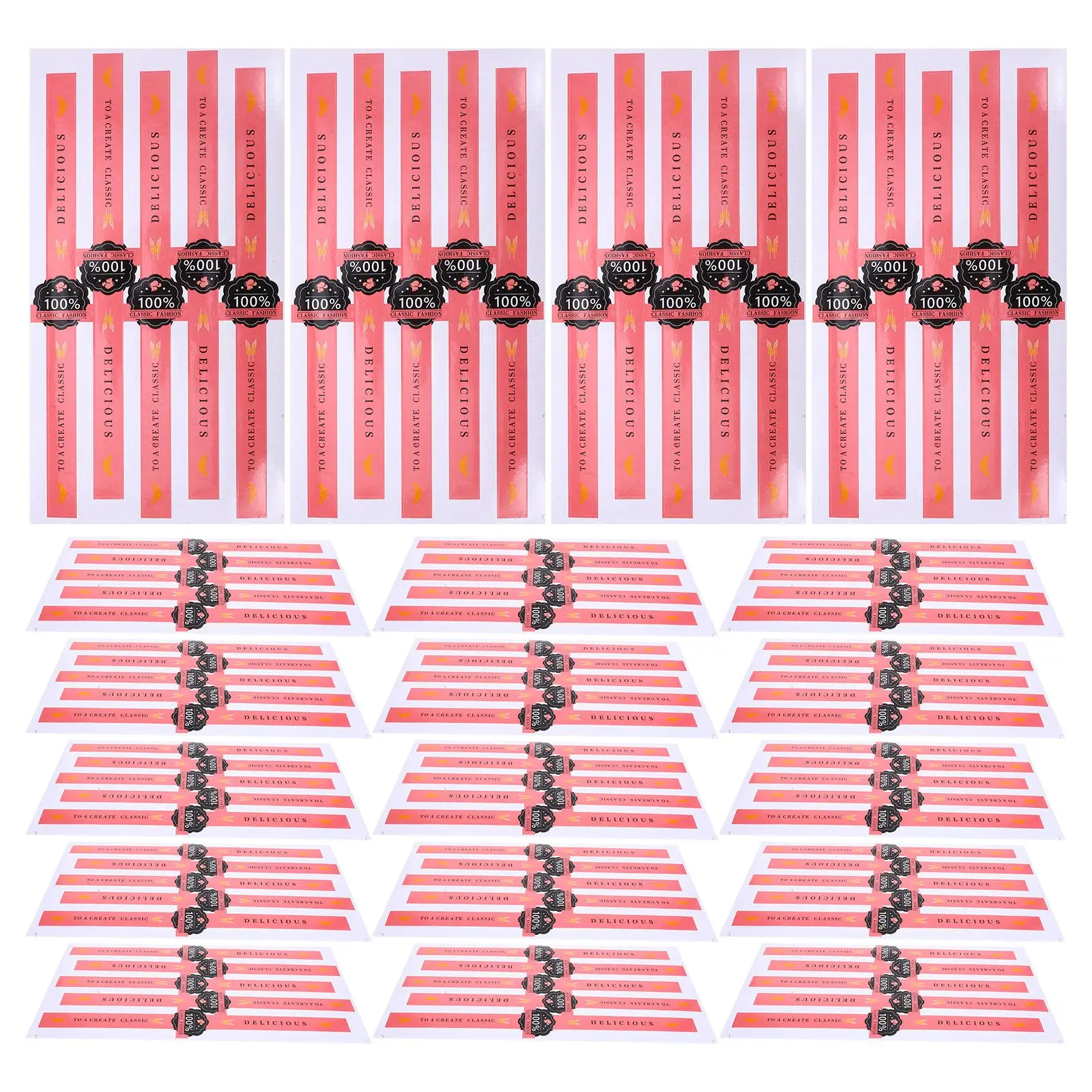 100 Pcs Sealing Stickers for Bakery Cake Packaging DIY Decals Long Labels Gift Treat Candy Bag Envelope Seal Sticker
100 Pcs Sealing Stickers for Bakery Cake Packaging DIY Decals Long Labels Gift Treat Candy Bag Envelope Seal Sticker